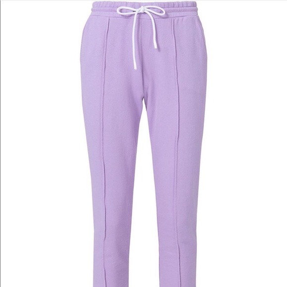 Cotton Citizen Milan Zip joggers • purple lilac lavender - Picture 5 of 8